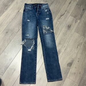 Flying Monkey High Rise Blue Denim Jeans